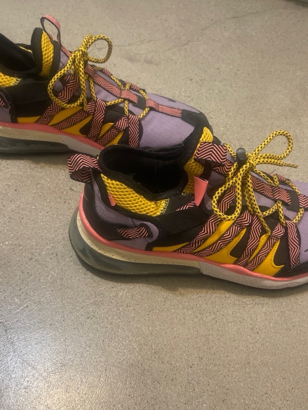 Nike AirMax Sneakers - Yellow, Pink, Purple, Black